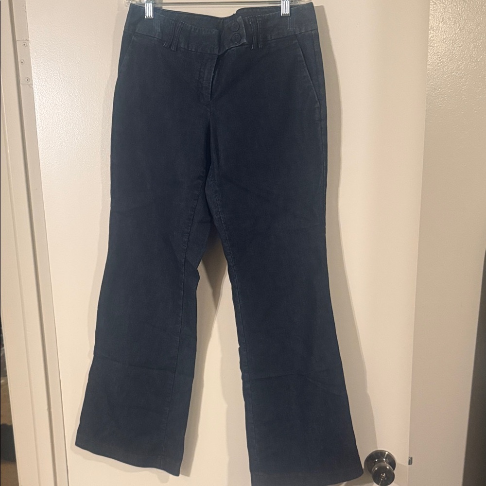 Express Dark Blue Flare Jeans